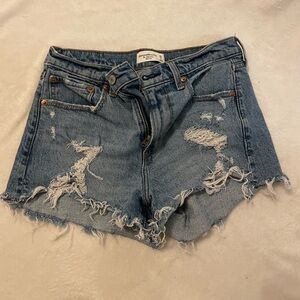 Abercrombie Mid-Rise Mom Shorts